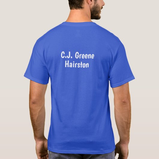 Cj Greene logo T-Shirt (Achterkant)
