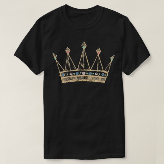 CJ Grips Crown Pullover, zwart, klein T-shirt (Design voorkant)
