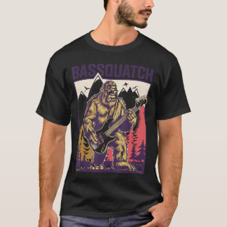 CJs Cryptid Sasquatch Basgitaar Cadeaus Bassquatch T-shirt