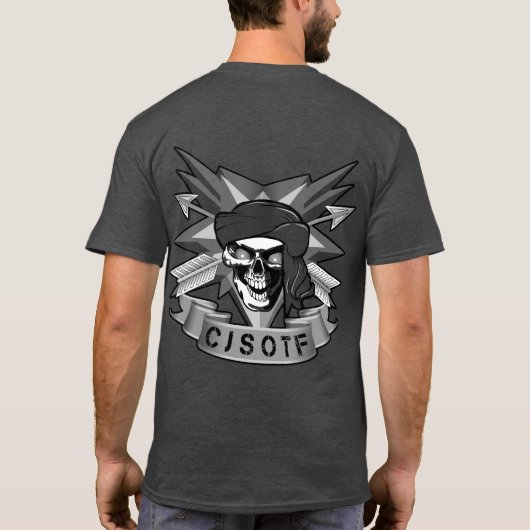 CJSTOF-monochrome T-shirt (Achterkant)