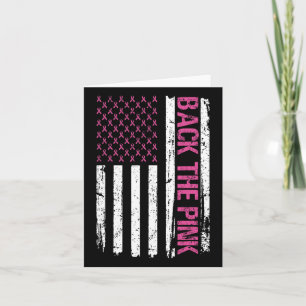 CK De Roze Amerikaanse Vlag Borstkanker AW Kaart