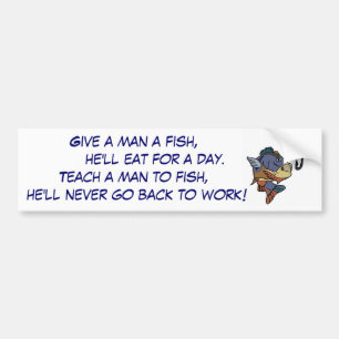 CK- Funny fish bumper sticker