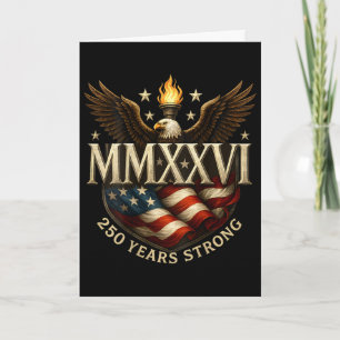 Ck is 250 jaar sterk 1776 Mmxxvi 250ste verjaardag Kaart