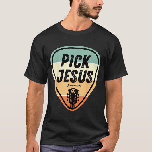 Ck Jesus Shirt Funny Christian Music Guitar Ck Men (Voorkant)