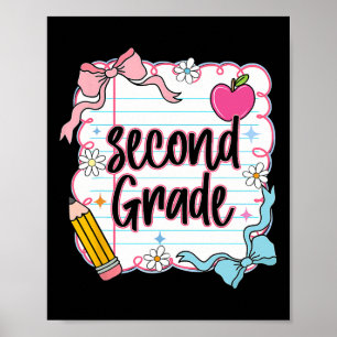 Ck naar school Coquette Preppy tweede klas eerste  Poster