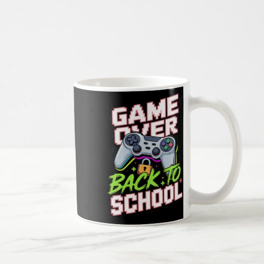 Ck Naar School Gamer Controller Cool Grappige Vide Koffiemok (Rechts)
