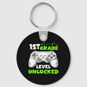 Ck Naar School Graad 1 Ontgrendelde Gamer Jongens  Sleutelhanger