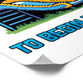 CK naar school Grappige gamer voor jongens meisjes Poster (Hoek)