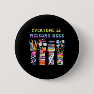 CK naar school Iedereen is hier welkom voor de lee Ronde Button 5,7 Cm