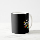 Ck naar school shirt leuk 2025 Apple Student Potlo Koffiemok (Voorkant rechts)