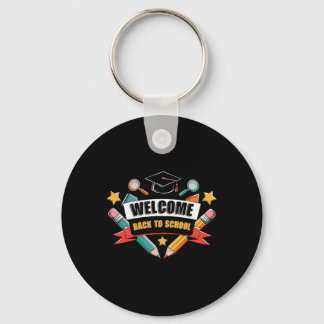 Ck naar school shirt leuk 2025 Apple Student Potlo Sleutelhanger