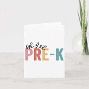 CK naar school studenten leraar op Hey Pre-K Grade Kaart