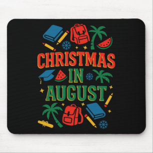 CK Naar school Xmas Palm Tree Afstuderen Christmas Muismat