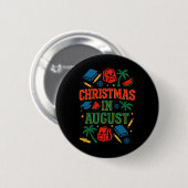 CK Naar school Xmas Palm Tree Afstuderen Christmas Ronde Button 5,7 Cm (Voorkant /achterkant)