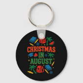 CK Naar school Xmas Palm Tree Afstuderen Christmas Sleutelhanger (Voorkant)