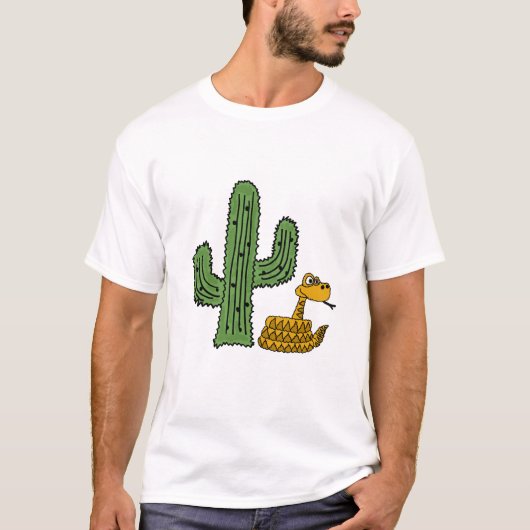 CK- Rattlesnake en Cactus T-shirt (Voorkant)