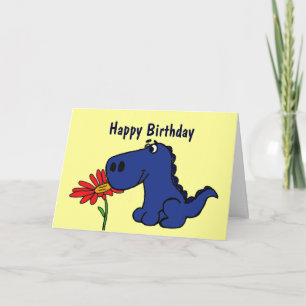 CK- Schattigee Dinosaurus Verjaardag Kaart