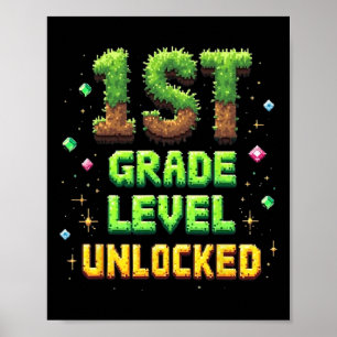 Ck Terug naar school 1e leerjaar ontgrendeld Jonge Poster