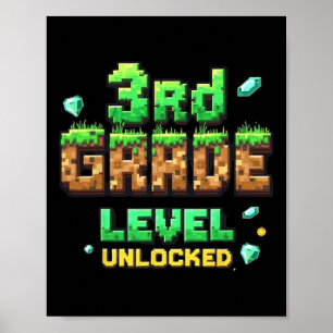 Ck Terug naar school 3e leerjaar ontgrendeld Jonge Poster
