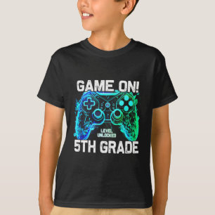 Ck Terug naar school 5e klas jongens Gamer eerste T-shirt