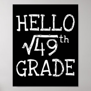 Ck Terug naar school 7e leerjaar Vierkantswortel v Poster