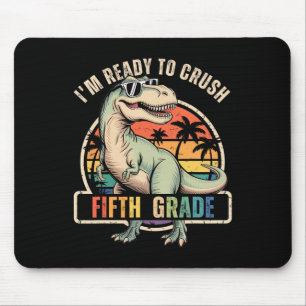 Ck Terug Naar School Dinosaur Boy Ik Ben Klaar Om  Muismat