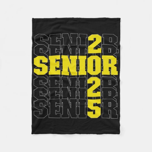 Ck Terug naar school senior 2025  Fleece Deken (Voorkant)