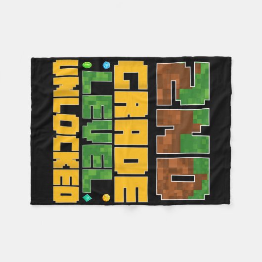 Ck To School 2nd Grade Boys Gamer First Day Second Fleece Deken (Voorkant (Horizontaal))