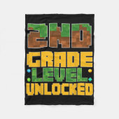 Ck To School 2nd Grade Boys Gamer First Day Second Fleece Deken (Voorkant)