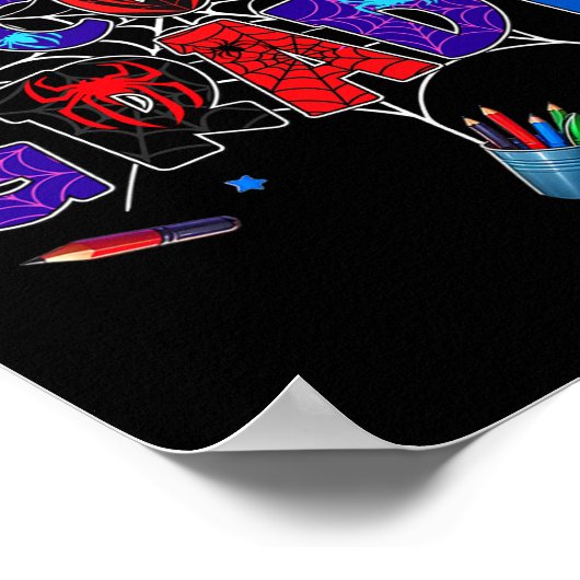 Ck To School 2nd Grade Boys Gamer First Day Second Poster (Hoek)