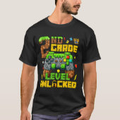 Ck To School 2nd Grade Gamer First Day Second Grad T-shirt (Voorkant)