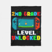 Ck To School 2nd Grade Level Unlocked Gamer Kids B Fleece Deken (Voorkant)