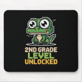 Ck To School 2nd Grade Lizard Gamer Second Level U Muismat (Voorkant)