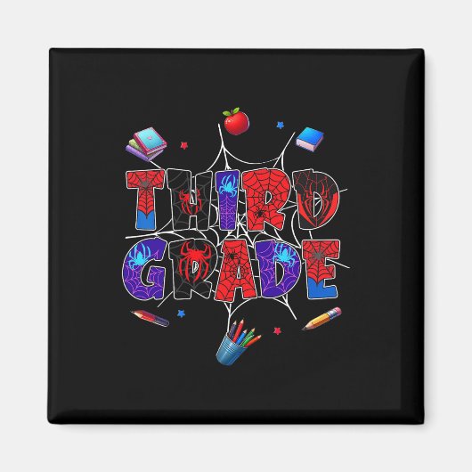 Ck To School 3rd Grade Boys Gamer First Day Of Thi Magneet (Voorkant)