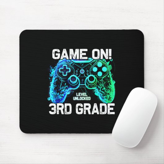 Ck To School 3rd Grade Boys Gamer First Day School Muismat (Met muis)