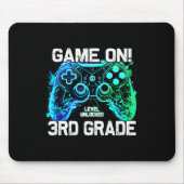 Ck To School 3rd Grade Boys Gamer First Day School Muismat (Voorkant)
