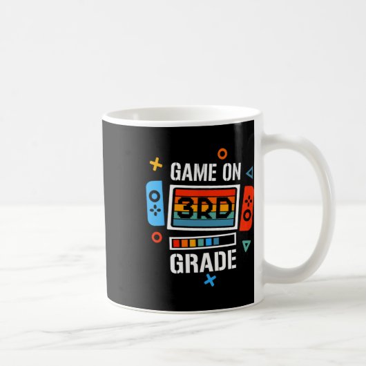 Ck To School Game On 3rd Grade Funny Gamer Kids Bo Koffiemok (Rechts)