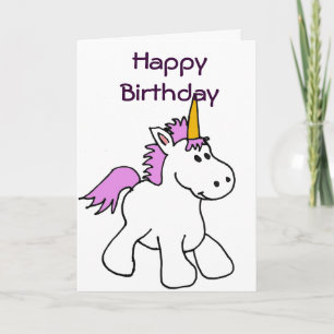 CK- Unicorn Birthday Card Kaart