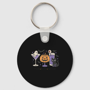 Ck Uw Ison Halloween Zwarte Kat Pompoen Spook Staa Sleutelhanger