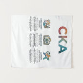 CKA – Creativity Knowledge Action | Inspirational Wandkleed (Voorkant (horizontaal))