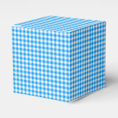 CKC-Gingham-Pastel Blue-White-ARTITY FAVOR BOX,sq Bedankdoosjes (Voorkant Zijde)