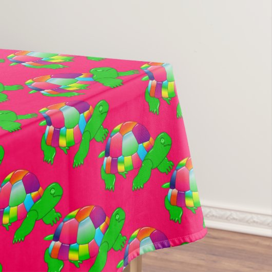 CKC Glazen schildpad, roze-52x70 TABLETTE Tafelkleed (Voorbeeld)