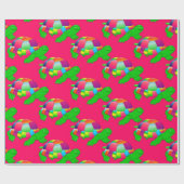 CKC-lelglazen schildpad, roze papier voor het oppa (Vlak)