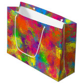 CKC Paint Can Florals-GIFT BAG L Groot Cadeauzakje (Voorkant Gekanteld)