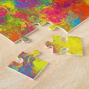 CKC Paint Can Florals-Jigzaag Puzzle Legpuzzel