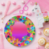 CKC-partij Stippen 4-PAPIERPARTIJEN BORDEN Papieren Bordje (Feest)