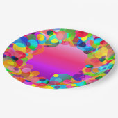 CKC-partij Stippen 4-PAPIERPARTIJEN BORDEN Papieren Bordje (Gekanteld)