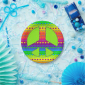 CKC, Peace Symbol 08-Papierpartij Borden Papieren Bordje (Feest)