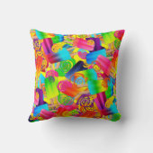CKC Popsicle Swirls, geel-Q-SIERKUSSEN Kussen (Achterkant)