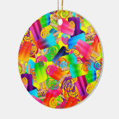CKC Popsicle Swirls, geel ROND ORNAMENT (Links)